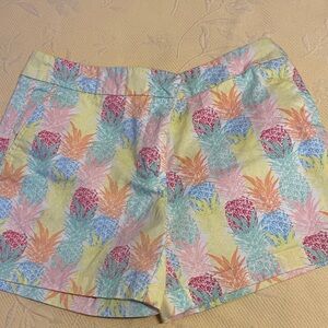 2/12 Women’s Pastel Pineapple Print Shorts - Multicolor